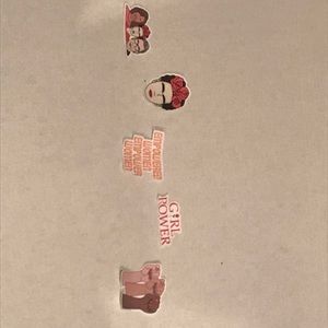 5 pack Redbubble Feminist Stickers